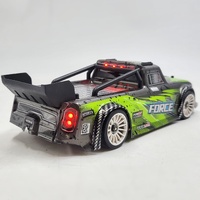 1/28 RC Drift Racing Car Green Black Remote USB Charger 