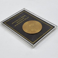 Franklin Mint Holden 50th Anniversary Commemorative Medal Slabbed Gold Gilded
