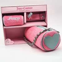 Juicy Couture Pink Lemonade Heritage 3pc Barrel Bag Gift Set Limited Edition