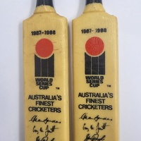 Vintage World Series Cup Australia’s Finest Cricketers Bat Collectables Set