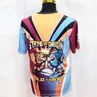 State of Origin Rugby League Jersey Size L QLD NSW Graphic Shirt