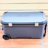 Esky Advanced 95L Chest Cooler Grey with Wheels and Handles Heavy Duty