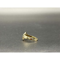 Ladies 9ct Yellow Gold Illusion Pattern Ring