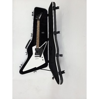 Jackson Pro Demmelition Fury Snow White Guitar EMG Active Pickups Case