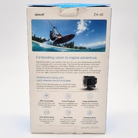Zero-X ZX-40 4K UHD Action Camera with Dual Display and Wi-Fi