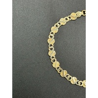 Ladies 9ct Yellow Gold Fancy Link Bracelet