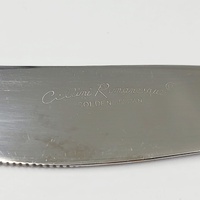 Vintage Cellini Romanesque Golden Japan 50 Piece Cutlery Set 1960s Floral Case