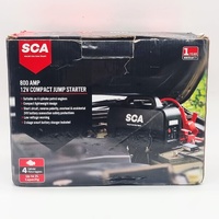 SCA APS800A 12V 800A Compact Jump Starter for 4-Cylinder Petrol Engines Up to 2L