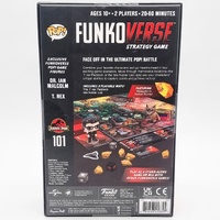 Funko Pop Funkoverse Jurassic Park Strategy 2 Player Board Game Chase Edition