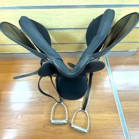 Thorowgood Maxam 16 Inch All Purpose Saddle Black Synthetic Equestrian