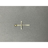 Unisex 9ct Yellow Gold Religious Cross Pendant