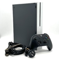 Microsoft Xbox One S 1TB Disc Edition Console White 1681 with Controller