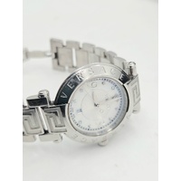 Versace 68Q Ladies Watch Mother of Pearl Dial Silver Steel Swiss Made