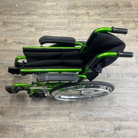 CareQuip Concorde Deluxe Wheelchair Lightweight Foldable Manual Green