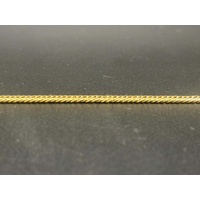 Unisex 18ct Yellow Gold Tight Curb Link Bracelet