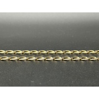 Unisex 9ct Yellow Gold Curb Link Necklace