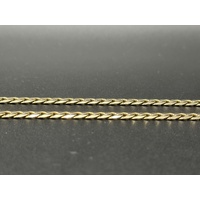 Unisex 9ct Yellow Gold Curb Link Necklace