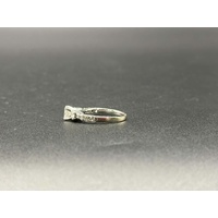 Ladies 18ct White Gold Diamond Engagement Ring
