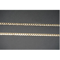 Unisex 9ct Yellow Gold Curb Link Necklace