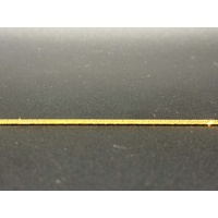 Unisex 18ct Yellow Gold Tight Curb Link Bracelet