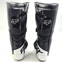 Fox Racing Adult Comp Motorcycle Motocross Boots Black White