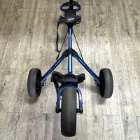 BagBoy Sidekick 3 Wheel Golf Push Cart Blue Black Foldable Caddy