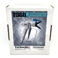 TriTech T360 Airless Paint Spray Gun with Tough-Flow 1/4 Inch Hose Set