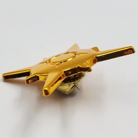 Pokemon Sun Collector's Gold Metal Pin Badge Official Collectible with Display Box