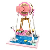 Summer Wunderland Hello Kitty Donut Ship Building Block Set 280PCS