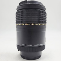 Tamron SP Di AF 90mm f/2.8 Macro 1:1 Lens for Nikon F Mount w/ Front Lens Cap & Rear Cap