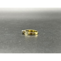 Ladies 18ct Yellow Gold Diamond Band Ring