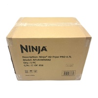 Ninja AF141WHANZ 4.7L Pro Air Fryer Digital White Non-Stick Basket