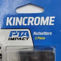 KINCROME K21506 13 Piece Impact Nutsetter Set 100mm Magnetic Hex Driver Bits 1/4" 5/16" 3/8"