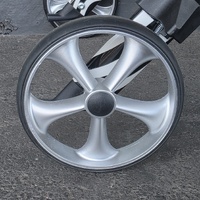 Aspire Vogue Lightweight 2 Zebra Seat Walker Rollator 150kg