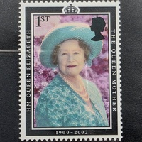 H.M. Queen Elizabeth The Queen Mother In Memoriam Royal Mail Mint Stamps