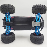 KELEIDI TOYS F-14A 1/10 4WD High Speed Metal Upgraded RC Car 2.4GHz 3 Batteries