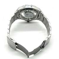 Guess Big Reveal GW0323G1 Mens Silver Stainless Steel Skeleton Watch