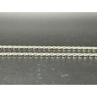 Unisex 925 Sterling Silver Curb Link Necklace