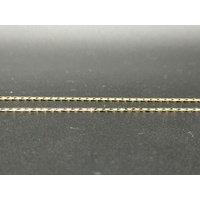 Unisex 9ct Yellow Gold Curb Link Necklace