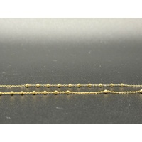 Ladies 9ct Yellow Gold Religious Rosary Chain Necklace