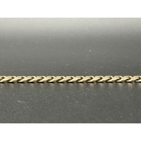 Unisex 9ct Yellow Gold Curb Link Bracelet
