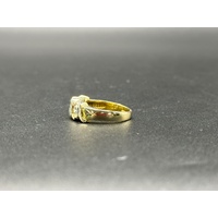 Ladies 14ct Yellow Gold Diamond Ring