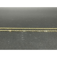 Unisex 9ct Yellow Gold Curb Link Necklace