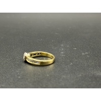 Ladies 18ct Yellow Gold Diamond Cluster Ring