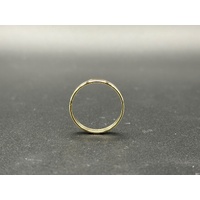 Unisex 9ct Yellow Gold Plain Band Ring
