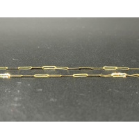 Ladies 18ct Yellow Gold Paperclip Link Necklace