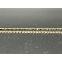 Unisex 9ct Yellow Gold Curb Link Necklace