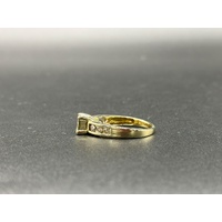 Ladies 9ct Yellow Gold Diamond Ring
