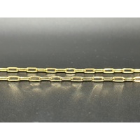 Unisex 18ct Yellow Gold Paperclip Link Chain with Medusa Pendant