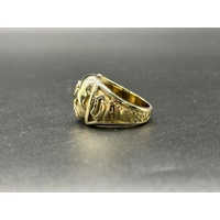 Men’s 9ct Yellow Gold Harley-Davidson Skull Ring